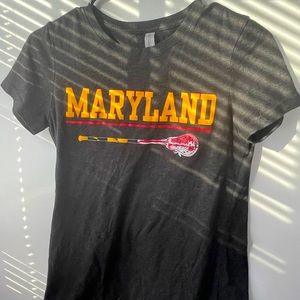 Maryland lacrosse tee
